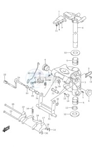 DF 25A drawing Swivel Bracket Remote Control