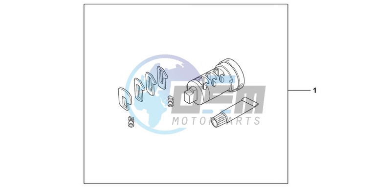 CYL INNER SET 1 KEY