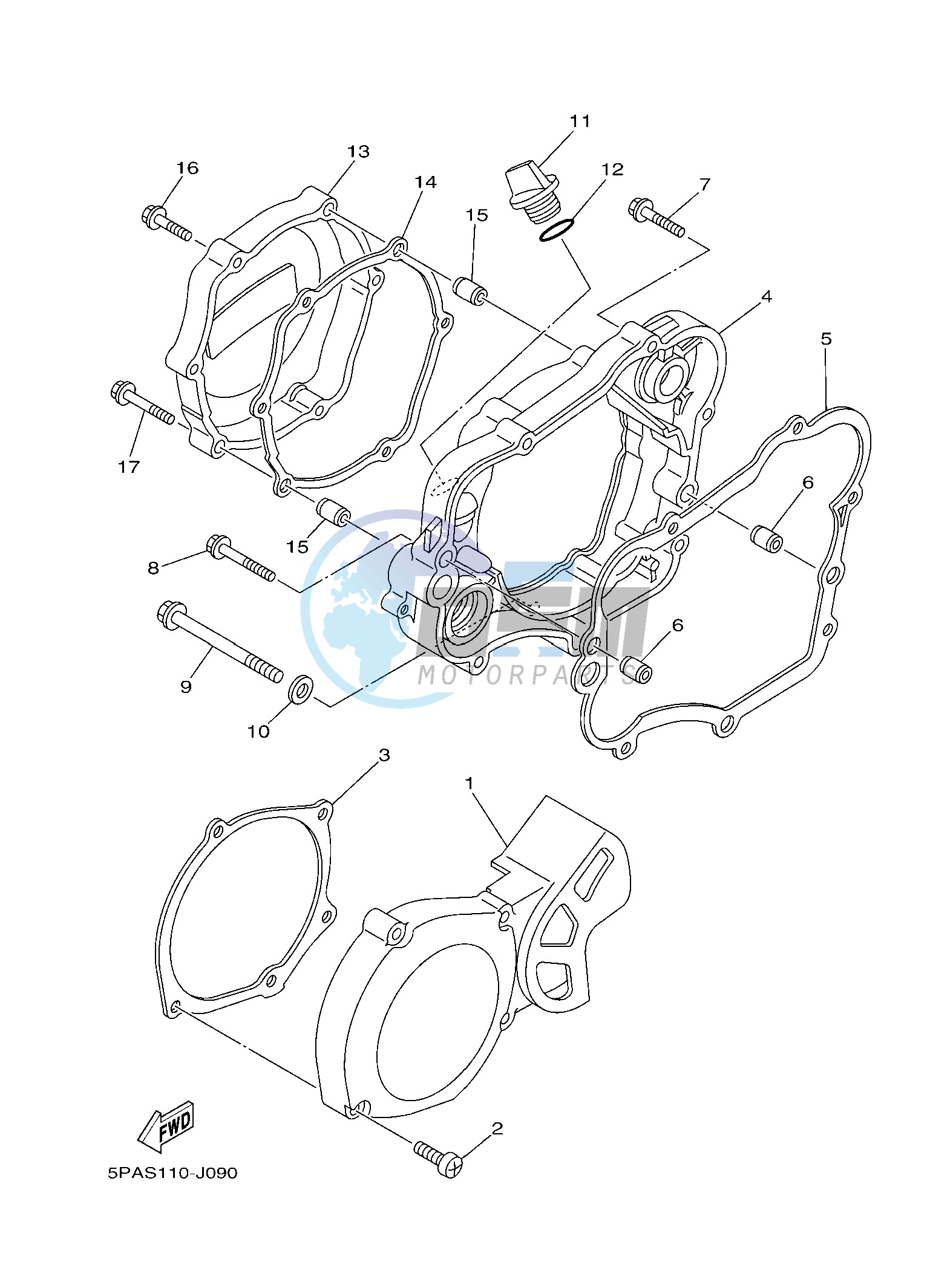 CRANKCASE COVER 1