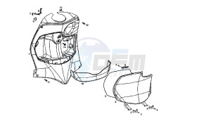 BOULEVARD - 50 CC 2T drawing FRONT GLOVE COMPARTIMENT