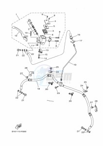 YFM700FWB YFM70KDHK (B6K6) drawing FRONT MASTER CYLINDER