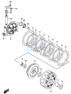 GSX-S125 drawing CLUTCH