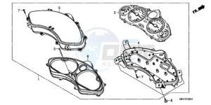 FJS400D9 F / CMF drawing SPEEDOMETER (FJS400D9/FJS 400A)