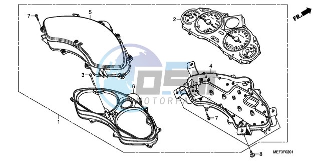 SPEEDOMETER (FJS400D9/FJS 400A)