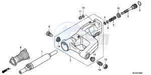 GL1800A BR - (BR) drawing SWINGARM