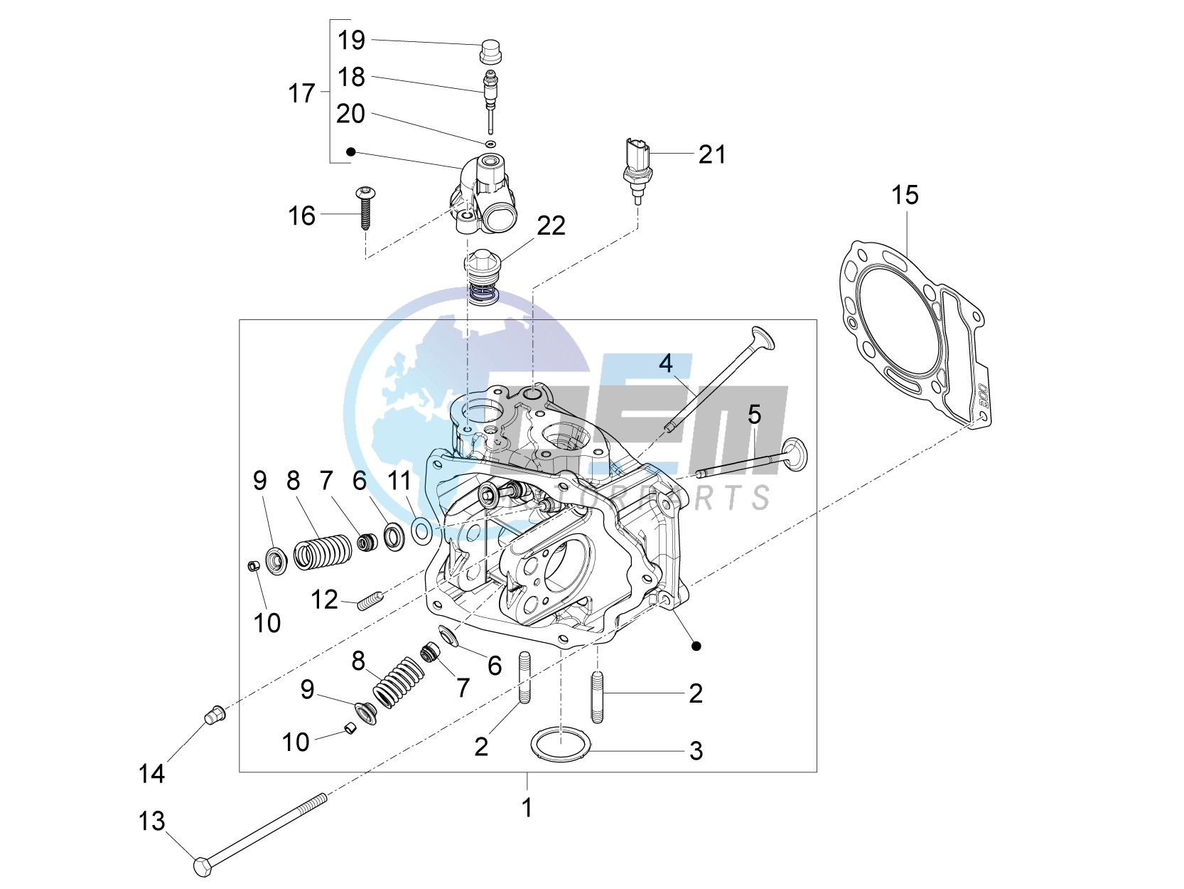 Head unit - Valve