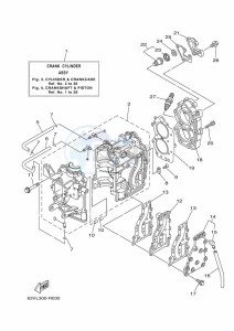 15FMH drawing CYLINDER--CRANKCASE