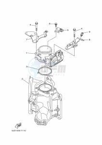 LF300XCA-2019 drawing THROTTLE-BODY