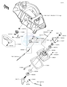 JET SKI ULTRA 310R JT1500NEF EU drawing Handle Pole