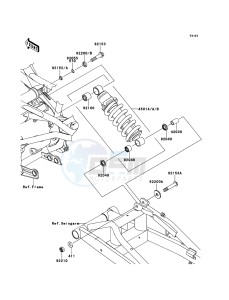 ER-6N ER650C9F GB XX (EU ME A(FRICA) drawing Suspension/Shock Absorber