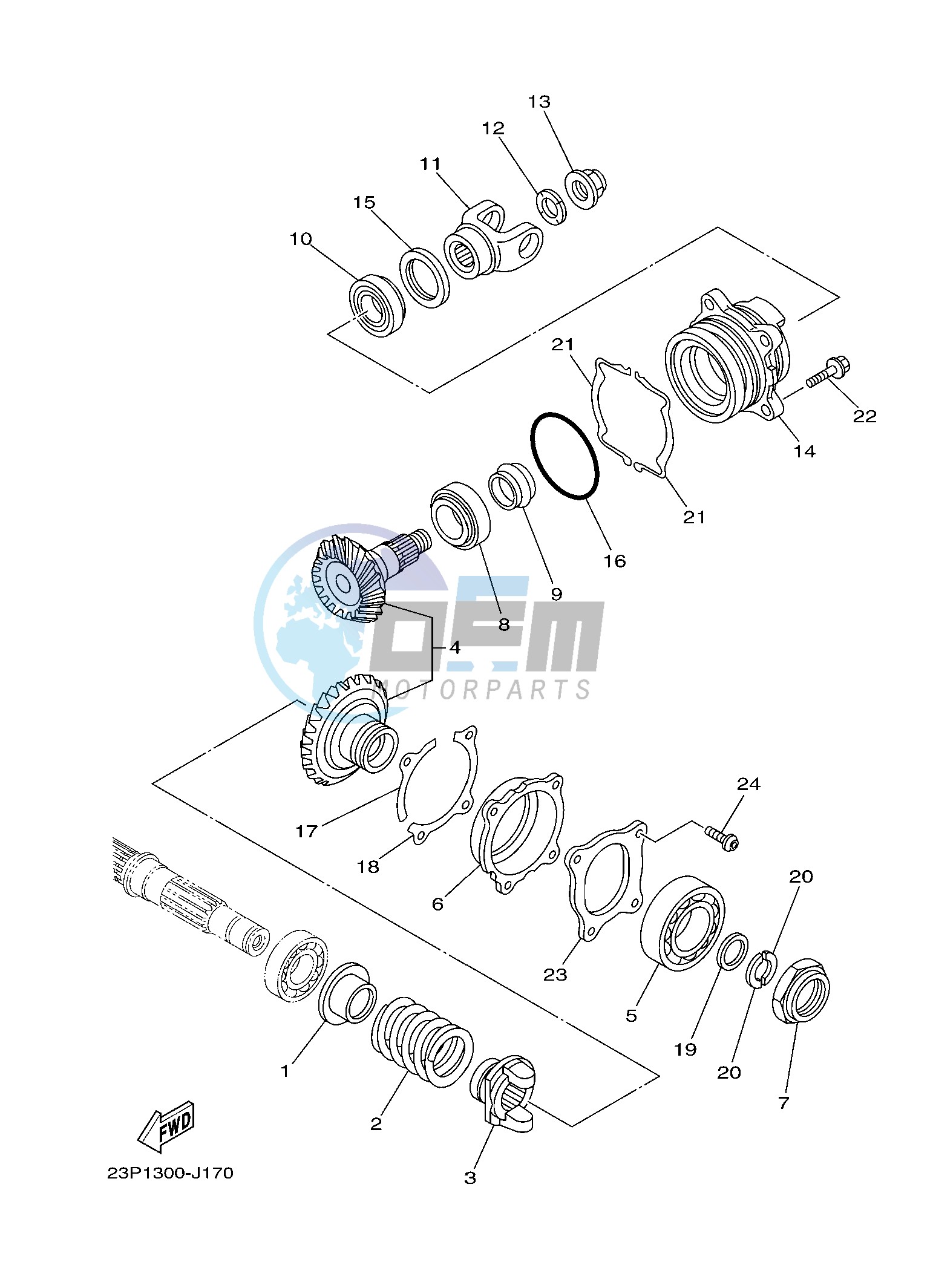 MIDDLE DRIVE GEAR