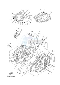 YFM700R YFM70RSXJ RAPTOR 700R (2LSH) drawing CRANKCASE