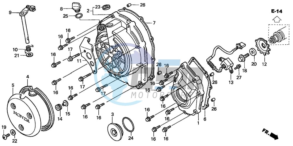 RIGHT CRANKCASE COVER