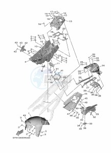 MT-09 MTN890 (B7NJ) drawing FENDER