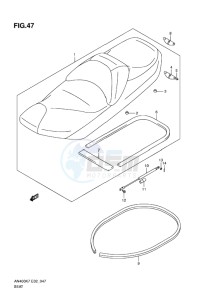 AN400Z ABS BURGMAN EU-UK drawing SEAT