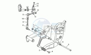 Daytona 1000 RS RS drawing Gear lever