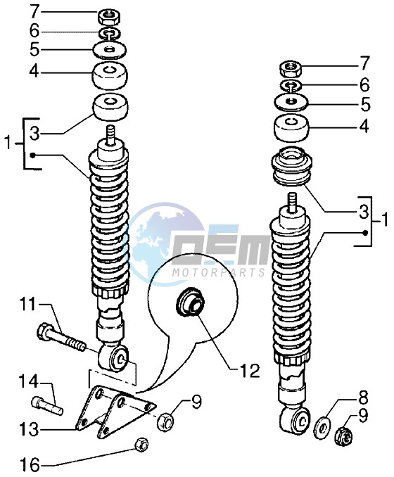 Rear Shock absorber