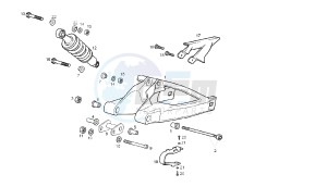 GPR RACING - 50 CC VTHGR1D1A EU2 drawing REAR ARM