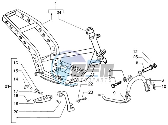 Chassis - Central stand