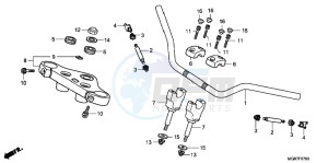 VT750SB drawing HANDLE PIPE/ TOP BRIDGE