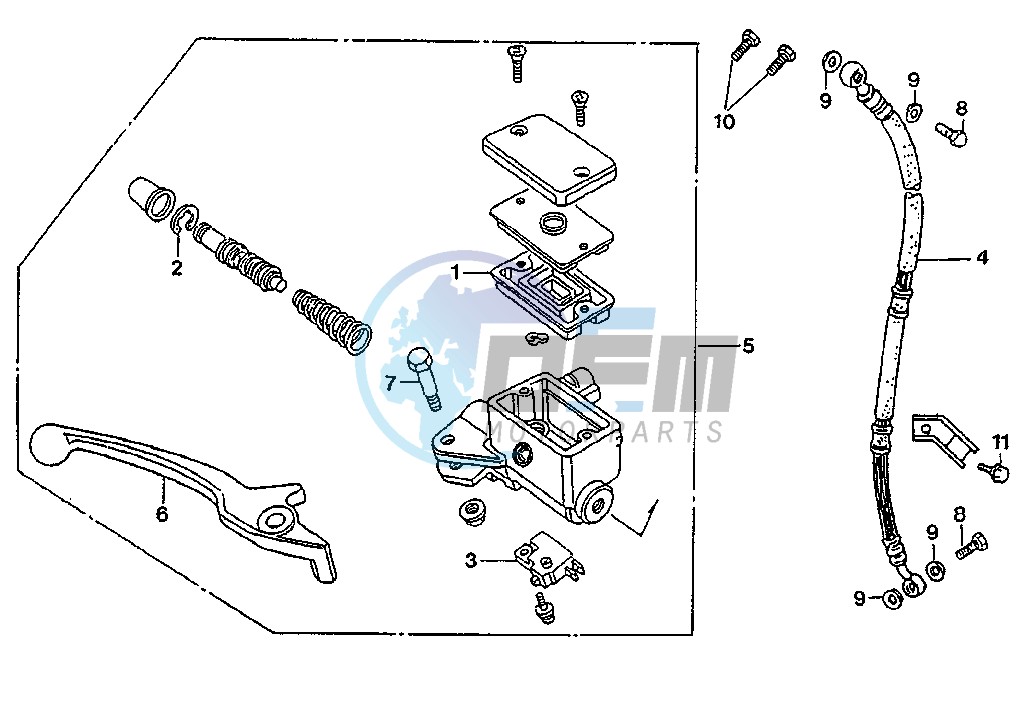 FRONT MASTER CYLINDER