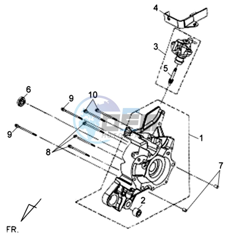 CRANKCASERIGHT / OILPUMP