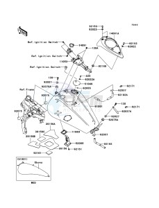 VN1600 CLASSIC TOURER VN1600D6F GB XX (EU ME A(FRICA) drawing Fuel Tank