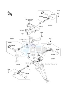 EX250 J [NINJA 250R] (J8F-J9FA) J9F drawing TURN SIGNALS