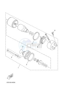 YP400R X-MAX 400 (1SD5 1SD5 1SD5 1SD5) drawing STARTING MOTOR