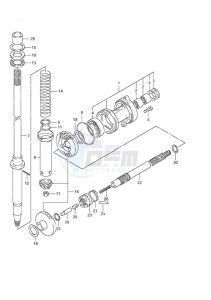 DF 40 drawing Transmission S/N 510210 to 51XXXX