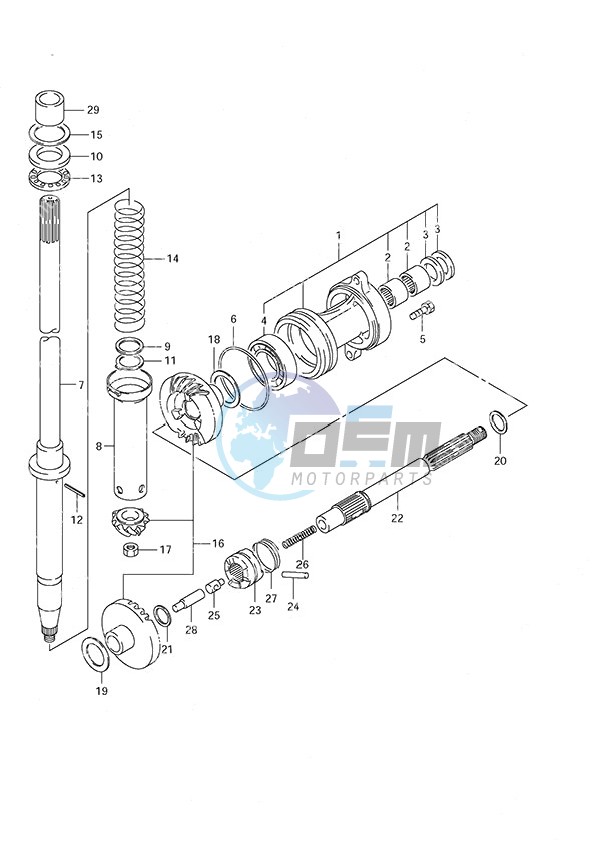 Transmission S/N 510210 to 51XXXX