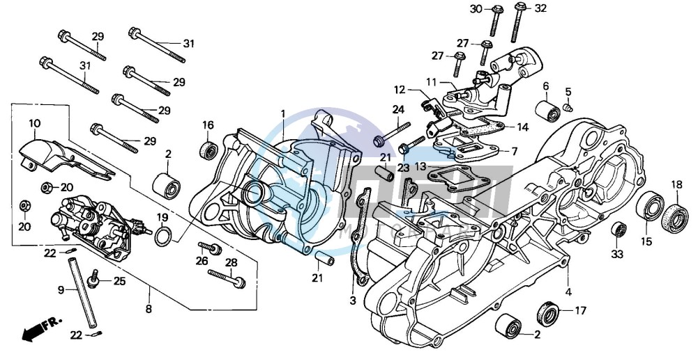 CRANKCASE/OIL PUMP