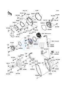 NINJA ZX-10R ZX1000-C2H FR GB XX (EU ME A(FRICA) drawing Engine Cover(s)