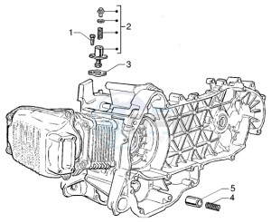 Liberty 125 Leader RST drawing Chain Tightener - By pass Valve