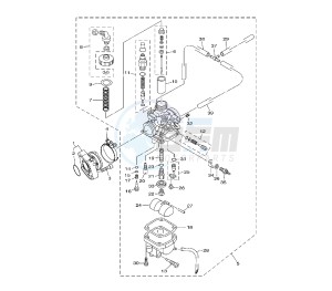 XT R BRA 125 drawing CARBURETOR