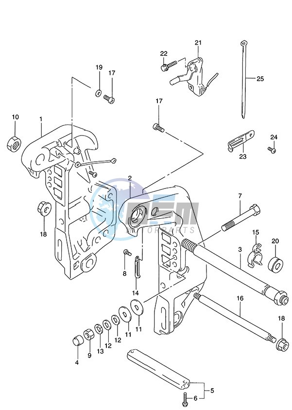 Clamp Bracket (1996 to 2001)