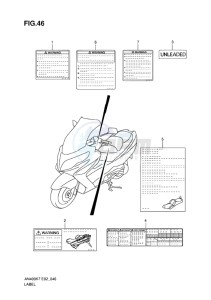 AN400 BURGMAN EU-UK drawing LABEL