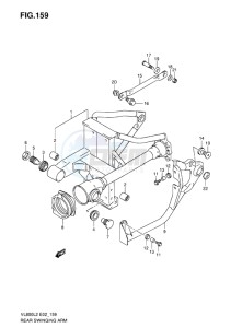 VL800CUE INTRUDER EU drawing REAR SWINGING ARM