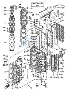 200ETD drawing CYLINDER--CRANKCASE