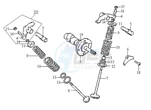 WOLF 125 drawing VALVES