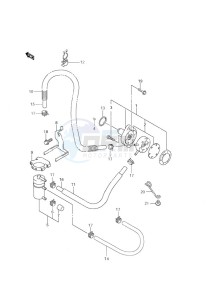 DF 70 drawing Fuel Pump (2007-2008)