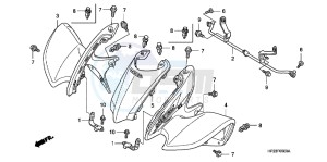 TRX90XE TRX90 Europe Direct - (ED) drawing FRONT FENDER