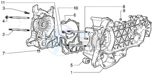 X9 125 drawing Crankcase