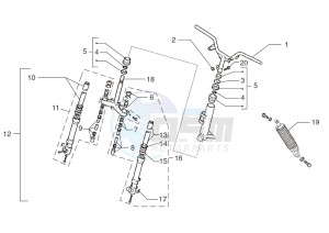 Ark AC 25 Blue-Matt Black 50 drawing Suspensions