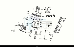 NH-T125I (MG12B2-EU) (E5) (M1) drawing FR. FORK BRIDGE - STEERING STEM COMP