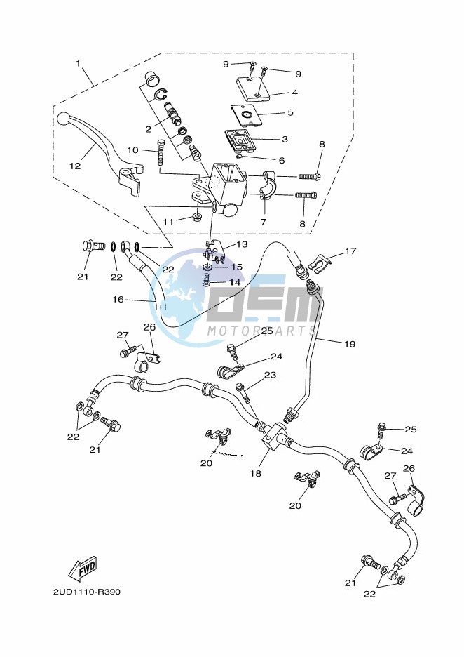 FRONT MASTER CYLINDER