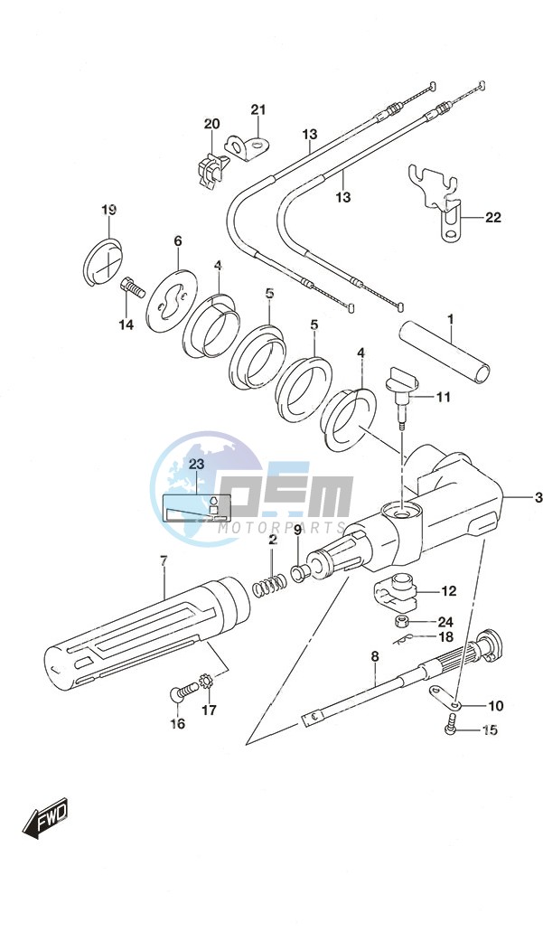 Tiller Handle