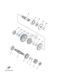 TT-R50 TT-R50E (2CJE 2CJF 2CJG) drawing TRANSMISSION