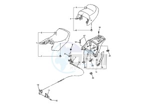 FJR 1300 drawing SEAT