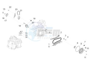 BEVERLY 350 ST 4T 4V IE ABS E4 (NAFTA) drawing Oil pump